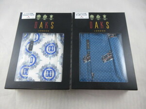 新品即決！ ■ダックス　DAKS　高級トランクス　日本製　2枚組　綿100％ LL 定価8800円　　タケオキクチ同様アズ⑨