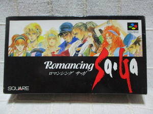 SFC「ロマンシング サ・ガ」Romancing Sa・Ga／スクウェア スーパーファミコン　　　管理：(A1-459