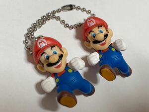  super Mario Mario figure mascot attaching ball chain key holder 