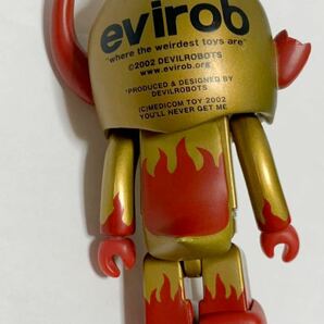 KUBRICK キューブリック evirob イヴィロ DEVILROBOTS デビルロボッツ EVIL GOLD フィギュアの画像4