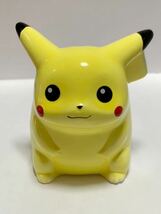 ポケモン　ピカチュウ 貯金箱　陶器　コインバンク_画像1