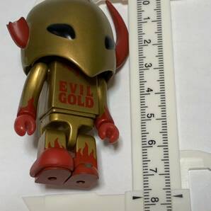 KUBRICK キューブリック evirob イヴィロ DEVILROBOTS デビルロボッツ EVIL GOLD フィギュアの画像9