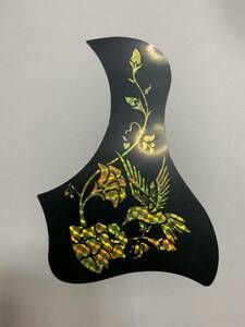  новый товар акустическая гитара для pick guard Hamming bird черный / Gold примерно 17cm×12cm \500 быстрое решение ( стоимость доставки самый дешевый 94 иен ~) вилка гитара DD