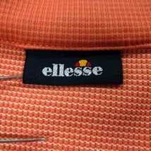 エレッセ 長袖Tシャツ ハイネック ハーフジップ ゴルフウェア トップス レディース Mサイズ オレンジ ellesse_画像2