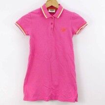 オシュコシュ ワンピース ポロワンピース 女の子用 130サイズ ピンク キッズ 子供服 OSHKOSH_画像1