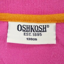 オシュコシュ ワンピース ポロワンピース 女の子用 130サイズ ピンク キッズ 子供服 OSHKOSH_画像3