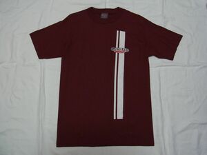 ☆美品・未着用☆ 90s USA製 GRIND INC. グラインド Tシャツ sizeM エンジ ☆古着 デッドストック オールド スケート BUTTSTAIN BRONZE AGE