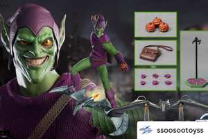 新品未開封 Soosootoys sst029 スパイダーマン グリーン・ゴブリン 1/6フィギュア (ホットトイズ、TOYS ERA等に) green goblin