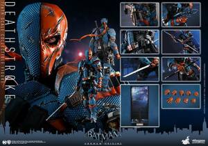 新品 VGM30 ホットトイズ 『バットマン：アーカム・ビギンズ』 １／６スケールフィギュア デスストローク Batman Arkham Deathstroke