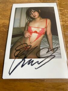 西永彩奈　dvd 購入特典直筆サイン入りチェキ