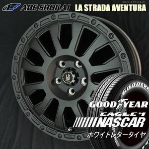 送料無料 F60 MINI ミニ クロスオーバー アヴェンチュラ リンクルブラック GOODYEAR イーグル ナスカー 215/60R17 ホワイトレター