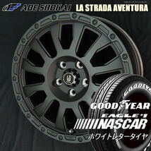 送料無料 F60 MINI ミニ クロスオーバー アヴェンチュラ リンクルブラック GOODYEAR イーグル ナスカー 215/60R17 ホワイトレター_画像1