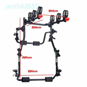  high quality * steel made bicycle carrier cycle carrier cycle rack hitch maun truck folding type in-vehicle the back side all-purpose bike bicycle 2 pcs installing 