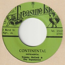 【Foundation/B面未発表テイク収録】Don't Stay Away / Phyllis Dellon - Continental / Tommy McCook & Supersonics [Treasure Isle t047]_画像2