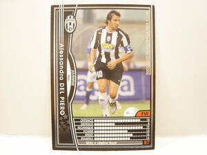 WCCF 英語版 海外限定排出版 2004-2005 アレッサンドロ・デル・ピエロ Alessandro Del Piero 1974 Italy　Juventus FC 04-05 Panini