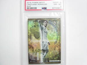 PSA鑑定済 Panini WCCF 2016-2017 MVP クリスティアーノ・ロナウド　Cristiano Ronaldo No.7 Real Madrid CF 16-17 PSA8