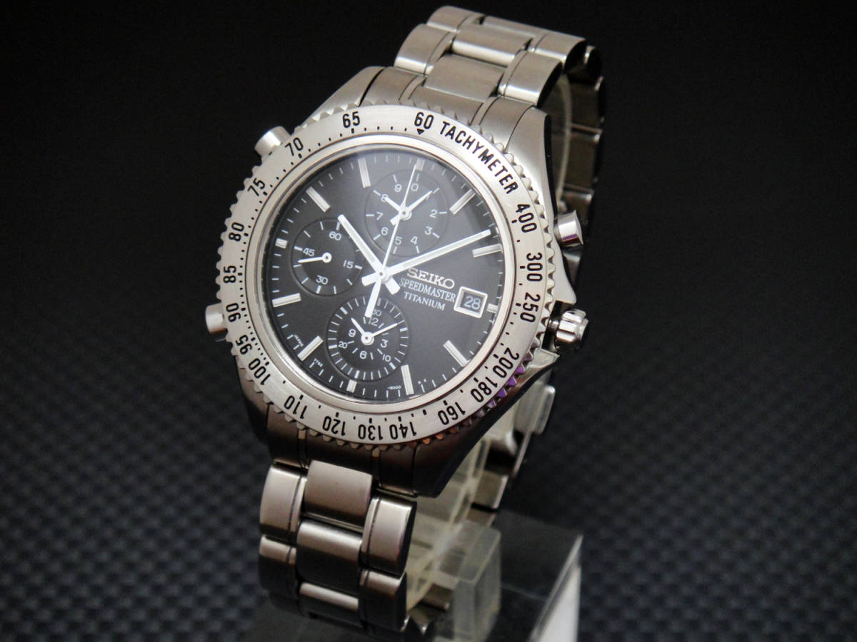 男の子向けプレゼント集結 セイコー 1／100秒クロノグラフ 稼働品