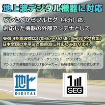 DTM430RH ユニデン 地デジ フィルムアンテナ GT13 カプラ コードセット 取説 ガラスクリーナー付 送料無料_画像2