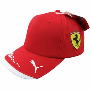 新品◆PUMA×Scuderia Ferrari◆フェラーリ レプリカ チーム キャップ AD レッド◆プーマ 帽子 022611◆J588