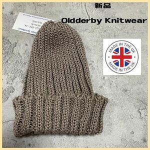 新品定価7040円 Oldderby Knitwear オールダービーニットウェア 英国製 ニット帽 帽子 リネン サマーニット キャップ 玉FL2821