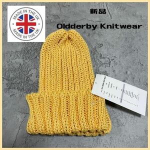 新品定価7040円 Oldderby Knitwear オールダービーニットウェア 英国製 ニット帽 帽子 リネン サマーニット キャップ 玉FL2823