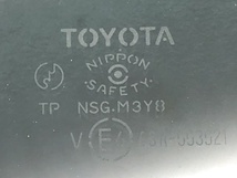 _b141513 トヨタ アルテッツァ AS200 Zエディション GXE10 ドア ガラス ウィンドウ リア リヤ 左 R/LH M3Y8 SXE10 JCE10 ジータ_画像3