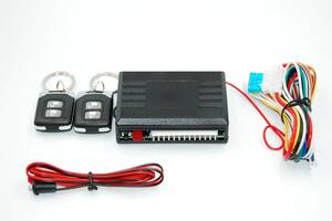 即日発送 12V 汎用　キーレスエントリー キット ドアロック 社外キーレス 適合車多数 集中ドアロック アンサーバック機能付⑧