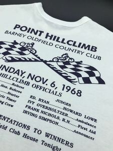 【希少】旧マッコイ半袖BALL PARK REAL McCOY'S TeeシャツPOINT HILLCLIMB 白　M