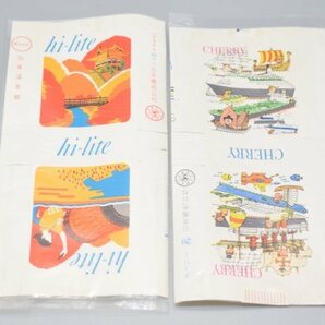 大量 当時物 煙草 ラベル 101枚 まとめ 1960年代 70年代 ひびき HOPE hi-lite PEACE CHERRY Queen パッケージ 記念 観光 たばこ Ha-685Tの画像9