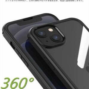 K-77 iPhone13Pro ケース 両面ガラス シリコンバンパー 高タッチ感度 360°全面保護 表裏フルカバー クリアの画像5