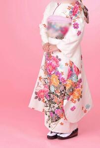 * long-sleeved kimono set No149- stock disposal sale 