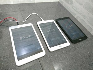 【現状品】管1Q61 ASUS KOOL Android タブレット データ初期化済み 3台セット