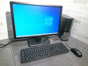 【中古動作品】管1Q144 DELL D07S OPTIPLEX 9020 CPU core i7-4790 HDD500GB、メモリー8GB クリーンインストール済み 一式 送料無料