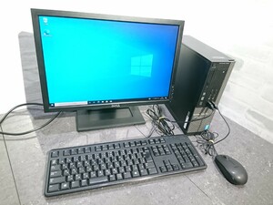 【中古動作品】管1Q150 DELL D07S OPTIPLEX 9020 CPU core i7-4790 HDD500GB、メモリー8GB クリーンインストール済み 一式 送料無料