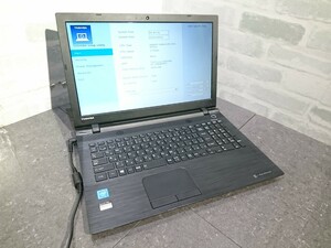 【現状品】管1Q167 TOSHIBA dynabook AZ15/TB PAZ15TB-SNA CPU celeron 3215U Bios起動OK HDD無し、メモリー4GB、バッテリー有り