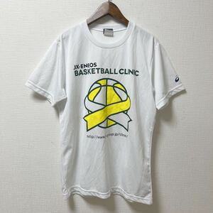 asics アシックス JXサンフラワーズ Tシャツ Lサイズ ホワイト ポリエステル バスケット