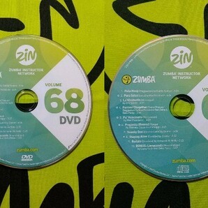 即決！　ZUMBA　ズンバ　ZIN68　CD＆DVD　インストラクター専用