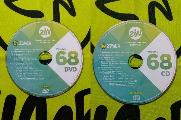 即決！　ZUMBA　ズンバ　ZIN68　CD＆DVD　インストラクター専用