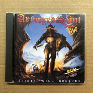 ■ Armored Saint - Saints Will Conquer CDZORRO28 Metal Blade Records USパワー・メタル