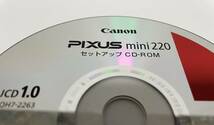 ▼ 即決 ▼ Canon PIXUS mini 220 セットアップCD !! ディスクのみ わけあり 要注意 キャノン ピクサス_画像2