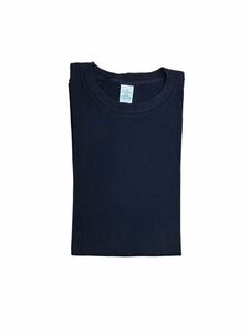 【デッドストック】ヴィンテージ John Blair ジョンブレア ブランクTシャツ カナダ製 無地 黒 シングルステッチ 半袖 新品未使用／ブラック