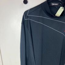 【SP-113】SRIXON スリクソン 長袖Tシャツ トップス メンズ スポーツウエア ゴルフウェア インナー ブラック Lサイズ_画像4