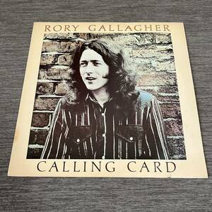 【国内盤】RORY GALLAGHER CALLING CARD ロリーギャラガー / LP レコード / ライナースリーブ有 / 洋楽ロック /