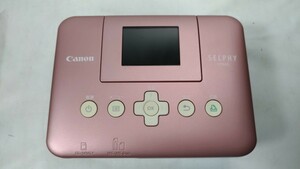 cfny☆ Canon/ キヤノンコンパクトフォトプリンター「SELPHY CP800」(カラー:ピンク)【CP800】★通電確認済み