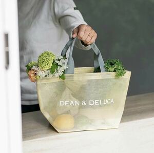 DEAN & DELUCA　メッシュトートバッグ　シトラスイエローＳサイズ