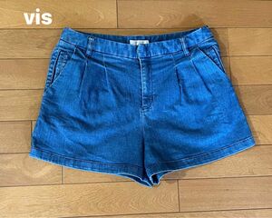 vis レディース　デニム　キュロット　 ショートパンツ　　美品