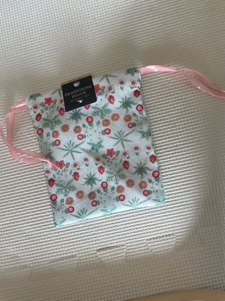 ウィリアムモリス 巾着 ミニ 新品 未使用