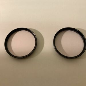 中古品　52mm キャノンとニコンのレンズフィルター