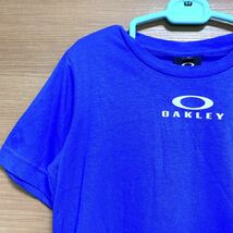 OAKLEY/オークリー/Tシャツ/半袖/半袖Tシャツ/トップス/カットソー/140/子供/キッズ/青/ブルー/シンプル/スポーツ/男の子/新品/未使用/美品_画像3