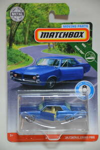 即決【新品】MATCHBOX '64 PONTIAC GRAND PRIX Moving Parts★マッチボックス ポンティアック グラン プリ ギミック付 ドア開閉